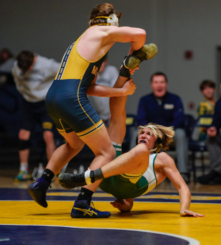 Montoursville wrestling avoids upset to Hughesville thanks to late